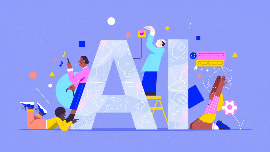 Illustrator designing with AI and modern creative tools